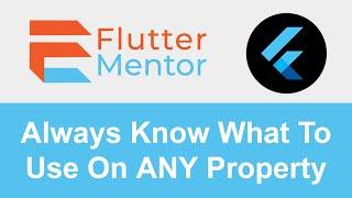 Flutter - How To ALWAYS Know What Type A Widget Property Takes