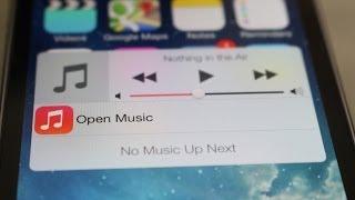 How to Add a Floating Music Widget to Your Homescreen in iOS 7