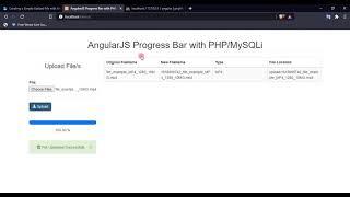 Creating a Simple Upload File with AngularJS Progress Bar and PHP Tutorial Demo