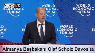 Almanya Başbakanı Olaf Scholz Davos'ta