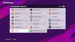 Option file: Brasileirão Série C PES 2020 (option file @Emerson Pereira)