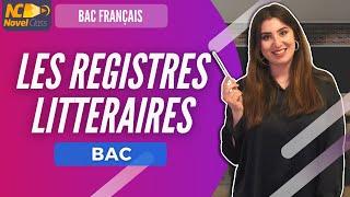 LES REGISTRES LITTERAIRES - Bac Français 1ère