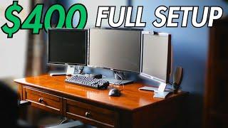 Best Productivity Desk Setup for Under $400!