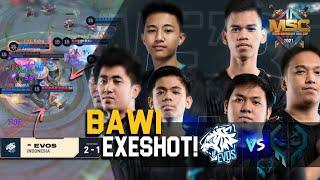 BAWI EXESHOT! EXECRATION VS EVOS LEGENDS - GAME 3 - MSC