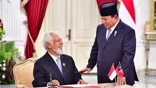 Pertemuan Bilateral Presiden Prabowo dengan PM Timor Leste, Istana Merdeka, 21 Oktober 2024