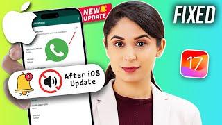 Fix WhatsApp Notifications Sound Not Working After iOS Update | iphone whatsapp sound not working