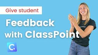 How to Give Student Feedback with ClassPoint - [ 5 Tips for Teachers ]