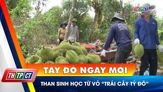 Than sinh học từ vỏ “Trái cây tỷ đô” | Cần Thơ TV