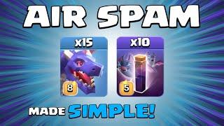 15 x DRAGONS + 10 x BAT SPELLS = UNSTOPPABLE! NEW TH13 Attack Strategy | Clash of Clans