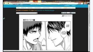 READING KUROKO NO BASKET MANGA