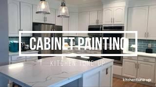 Cabinet Painting Before and After