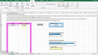 Interest Calculation Spreadsheet - Excel macros code in formulas automatically, compounding optional