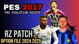 PES 2017 RZ PATCH OPTION FILE UPDATE JUNI 2024 | PES 2017 INDONESIA