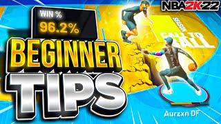 HOW TO INCREASE YOUR WIN PERCENTAGE/GET BETTER NBA 2K22! TOP 5 BEST BEGINNER TIPS FOR NBA 2K22!