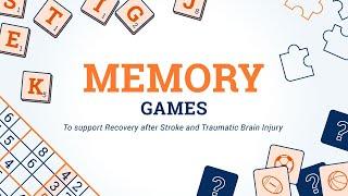 6 Memory Games for Stroke and Traumatic Brain Injury Recovery