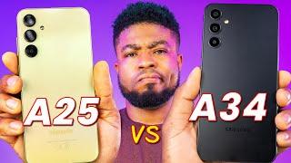 Samsung Galaxy A25 vs Samsung Galaxy A34 - Which is BETTER?