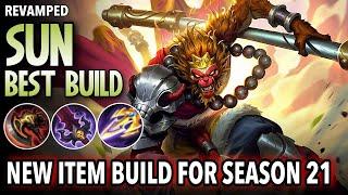 BACK TO META | Revamped Sun Best Build in 2021 | Sun Revamp Build and Emblem Set - Mobile Legends