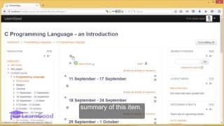 Moodle 3.0 Tutorial for Beginners - Sub Title and  Welcome Message