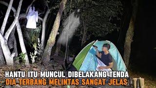 CAMPING HOROR: AKHIRNYA HANTU ITU MUNCUL MELINTAS DIBELAKANG TENDA #campinghoror #solocampinghorror