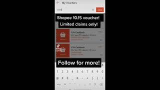 Shopee 10.15 na! | Special Voucher Code for you mga Padaba! 