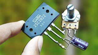 How To Make Single Transistor Made Amplifier Circuit - 2sc2922 || Full Tutorial