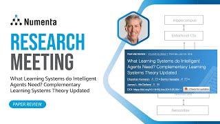 "Complementary Learning Systems Theory Updated" Paper Review | Jeff Hawkins | Research | Numenta