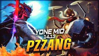 Pz ZZang - Yone vs Corki MID Patch 14.12 - Challenger Yone Gameplay
