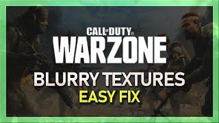 Modern Warfare - How to Fix Blurry Textures / Graphics