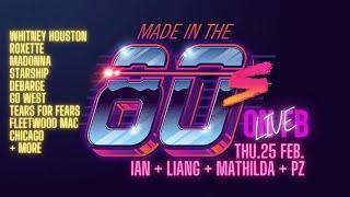 Made In The 80s - 80s music tonight!