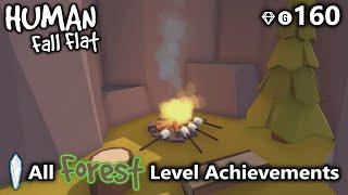 All Forest Level Achievements/Trophies in Human Fall Flat