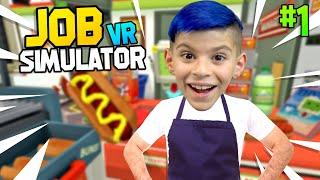 I QUIT YOUTUBE... TO BE A STORE CLERK! Job Simulator VR