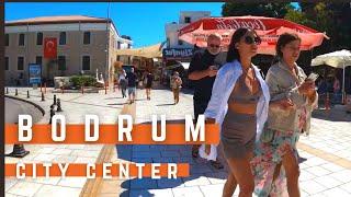 Bodrum City Turkey Walking Tour 2021 | 4k UHD 60 FPS | Walk In Bodrum Marina & Bodrum City Center