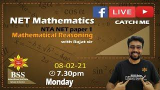 MATHEMATICAL REASONING -NTA-NET PAPER-1| BSSEI |