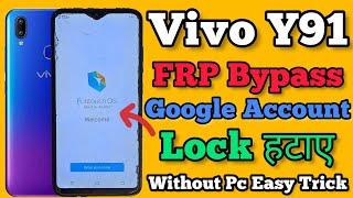 Vivo Y91 || FRP Bypass || Android 8.1.0 || Google Account Unlock || Easy Trick || Without Pc || 2023