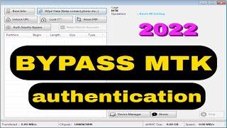 Mediatek auth bypass tool MTK authentication file all MTK chipsets disable DA file