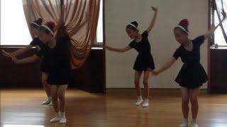 North Korea - Little Girls Dance Practice