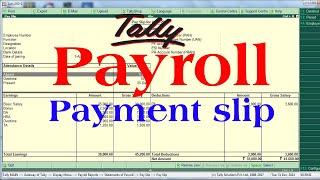 payroll in tally prime | payroll in tally | how to create payroll voucher in tally prime| payroll