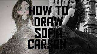 How to draw Sofia Carson from Miss You More Than You Know ️