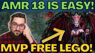  AMR 18 NEW Tactic!? To EASY Farm It  Artifact Material Raid 18 GUIDE | Watcher of Realms