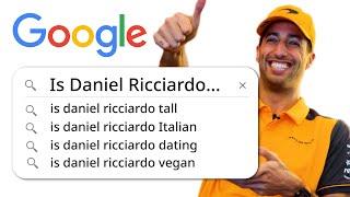 Daniel Ricciardo answers Google's most searched questions