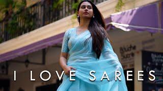 Party Wear Sarees | Handloom Organza Saree Collection - I Love Sarees #shorts