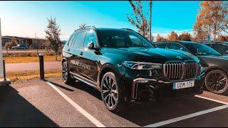 BMW X7 M50d - Acceleration and exhaust sound, interior details