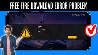 free fire download failed retry problem | free fire error problem solve | download failed error