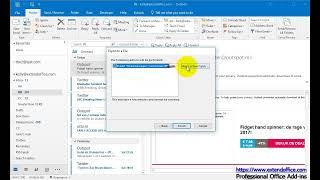 How to extract email addresses from mail folders in Outlook