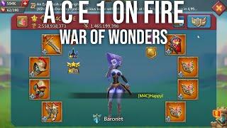 Lords Mobile - A C E 1 INCOMING | MAXED TITAN ACCOUNTS FIGTHING FOR  WONDERS IN K1