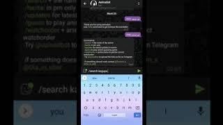 How to use Animebot @Any_Animebot #telegram