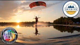 Pond Swooping Compilation Skydive New England 4K Wawa Productions Summer Tour #jumpsne Lebanon Maine