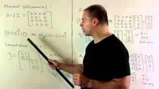 Example of Jordan Canonical Form:  Real 4x4 Matrix with Basis 1