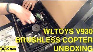 WLToys V930 Brushless Helicopter Unboxing Video