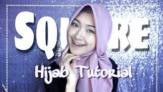 SQUARE HIJAB TUTORIAL (tutorial hijab segiempat) | saritiw